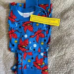 New with tags red dragons Hanna Andersson Pajamas